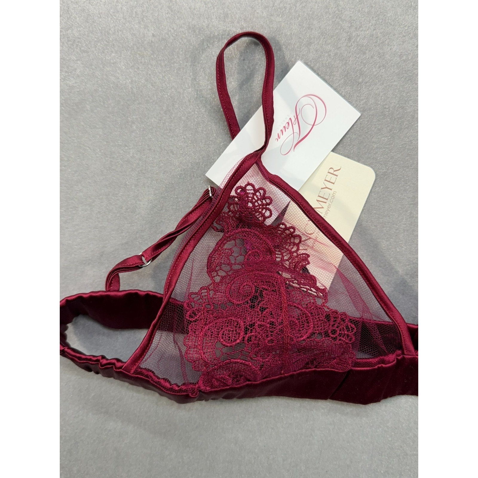 Nwt Fleur Of England Scarlet Boudoir Bra Ft993 Size M — image 4 of 8
